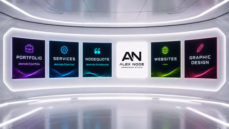 Web design and graphic design